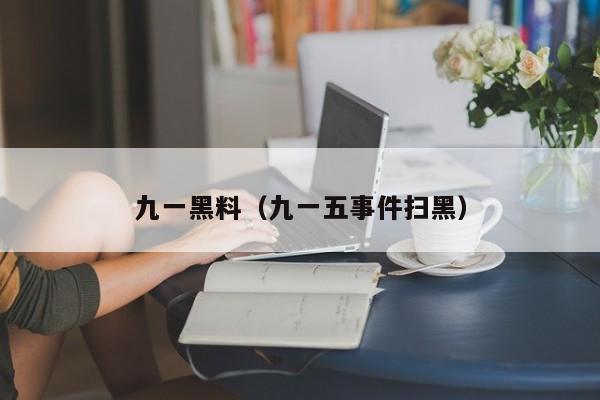 九一黑料（九一五事件扫黑）